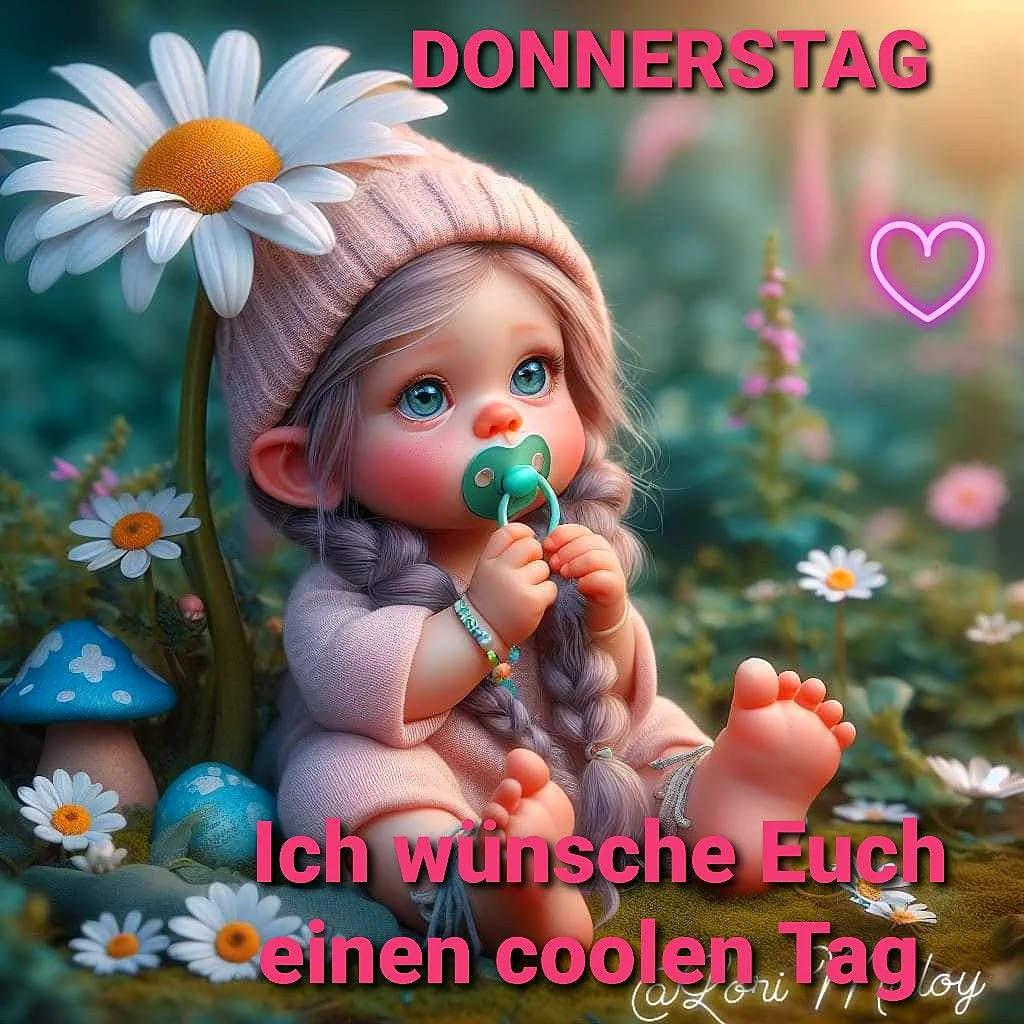 Schönen Donnerstag! Cool und Erfrischend