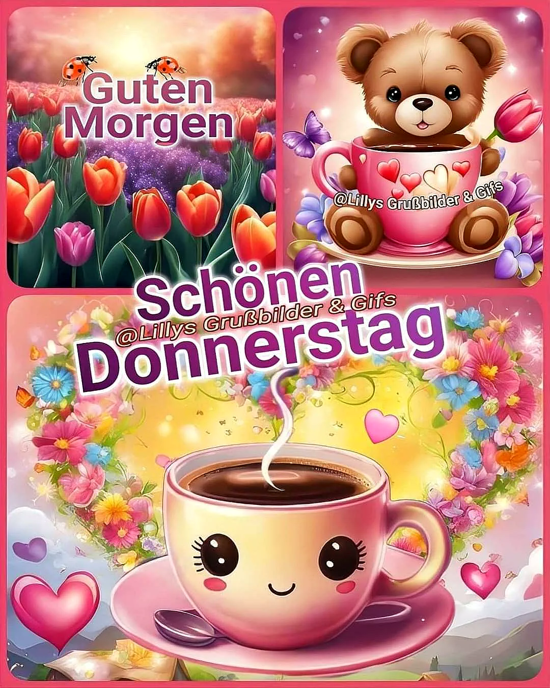 Schönen Donnerstag: Süße Grüße mit Vorfreude aufs Wochenende!