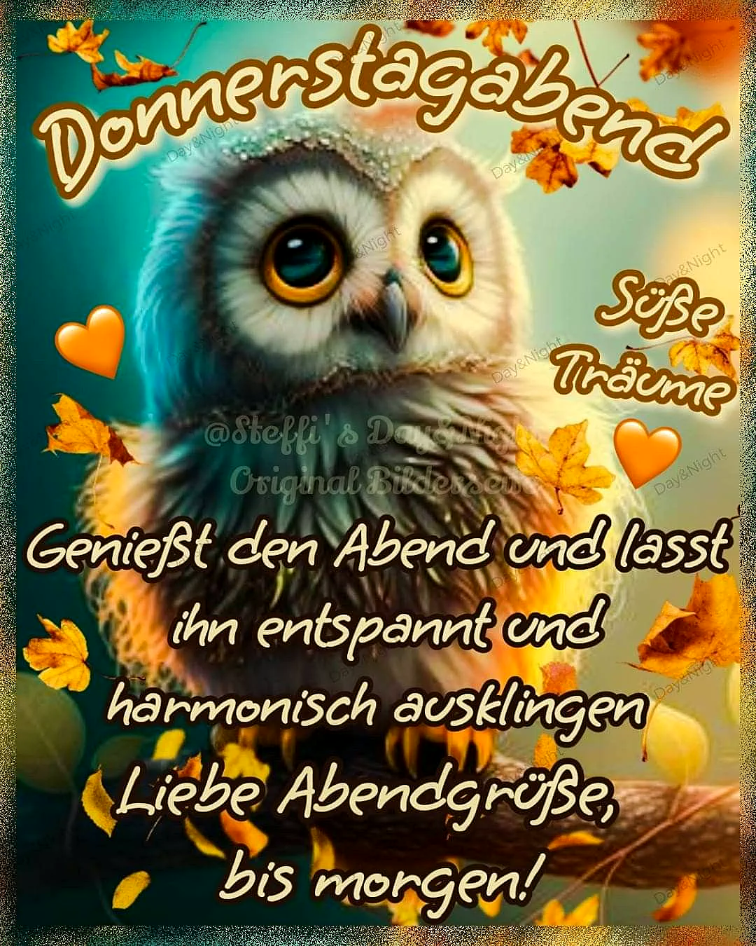 Schönen Donnerstagabend - Entspannte Abendgrüße