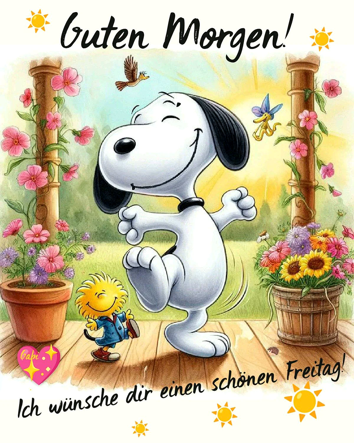 Schönen Freitag! Froher Start in das Wochenende