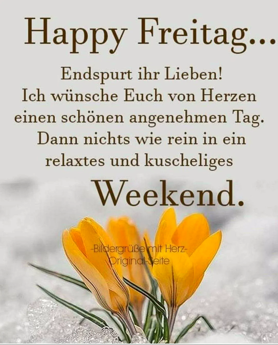 Schönen Freitag, Happy Weekend - Entspannung und Freude