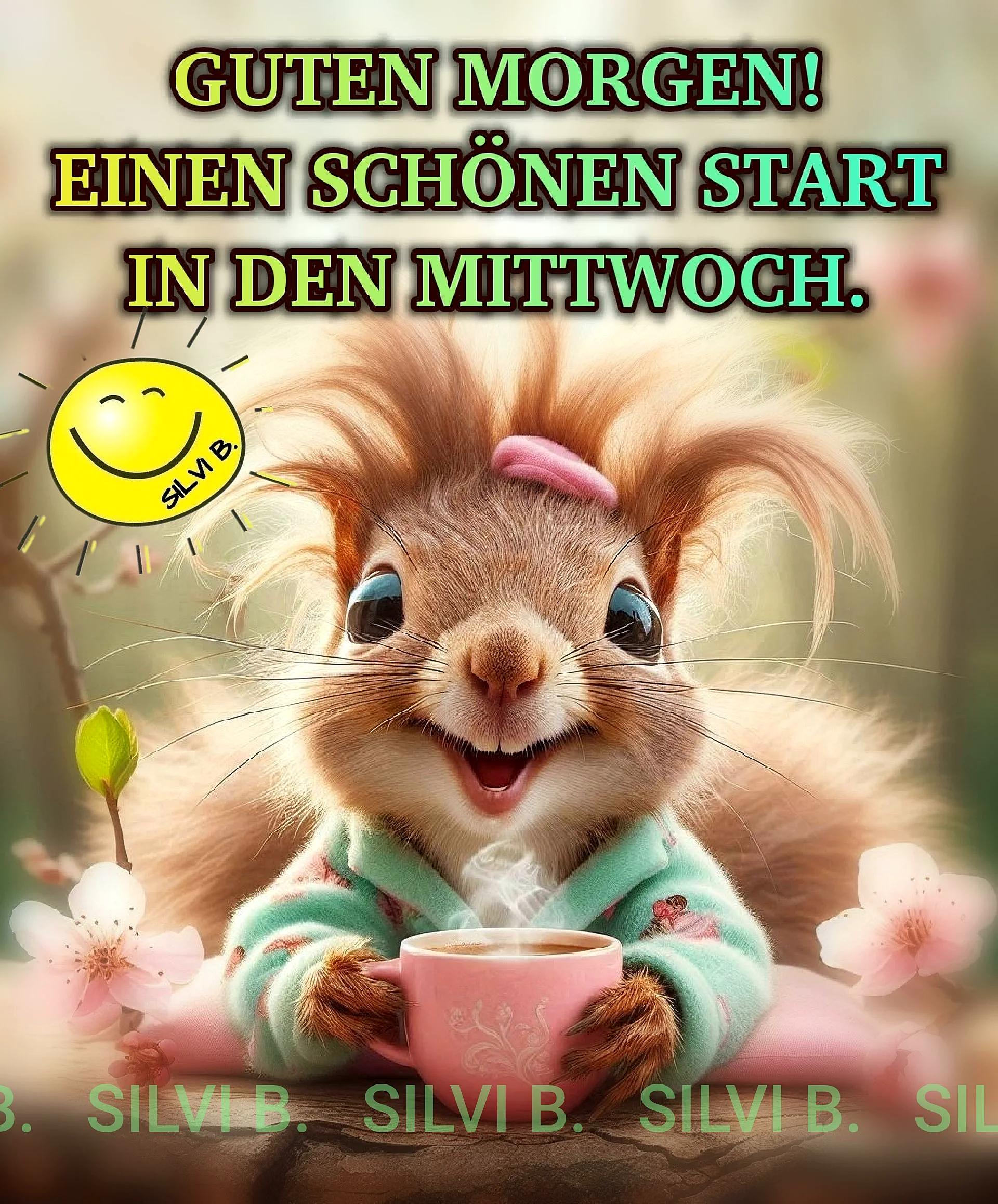 Schönen Mittwoch Bilder - Guten Morgen, ein frischer Start!