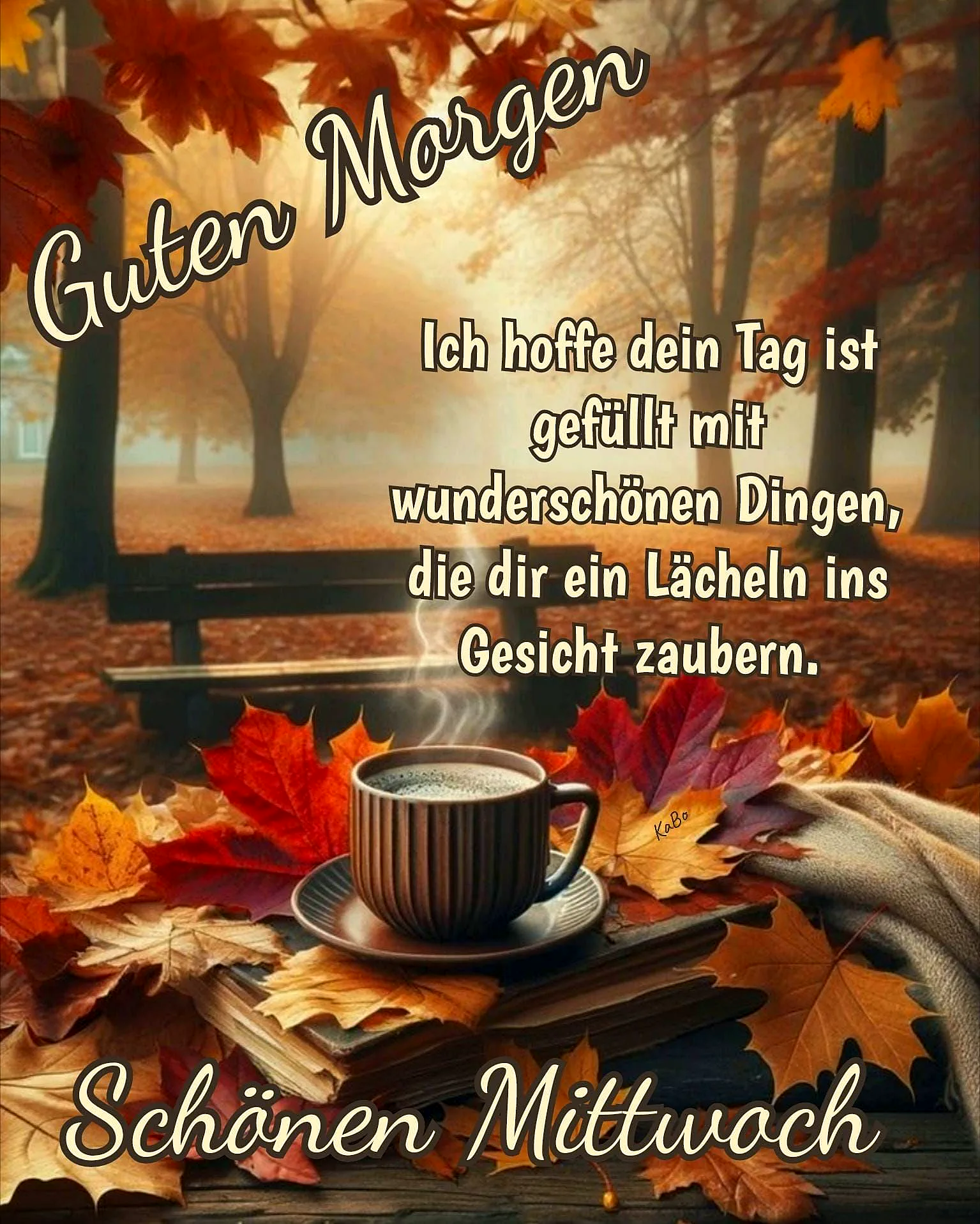 Schönen Mittwoch - Guten Morgen, ein Tag voller Schönheit