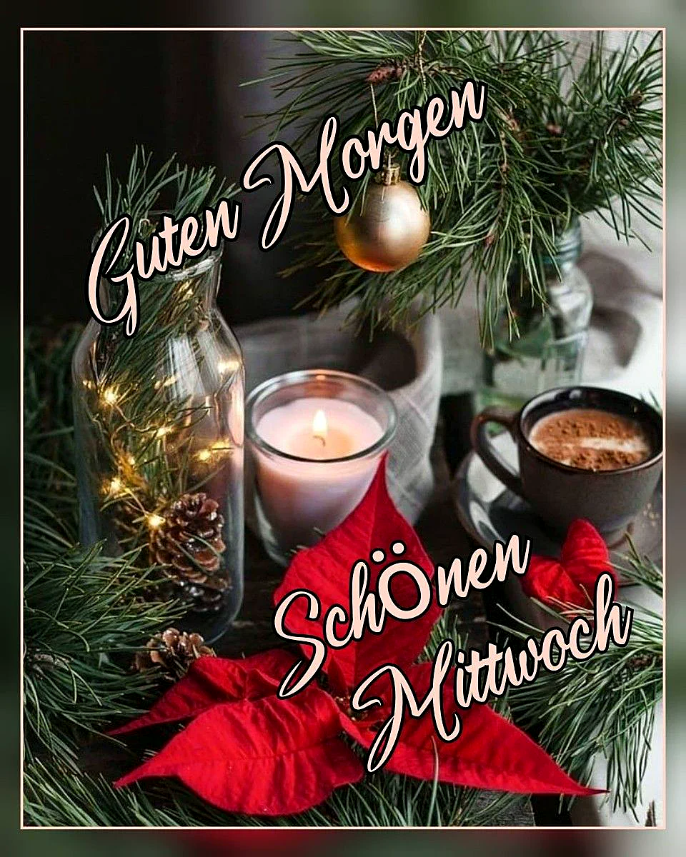 Schönen Mittwoch! Halbzeit-Glück zum Teilen – warm und gemütlich starten