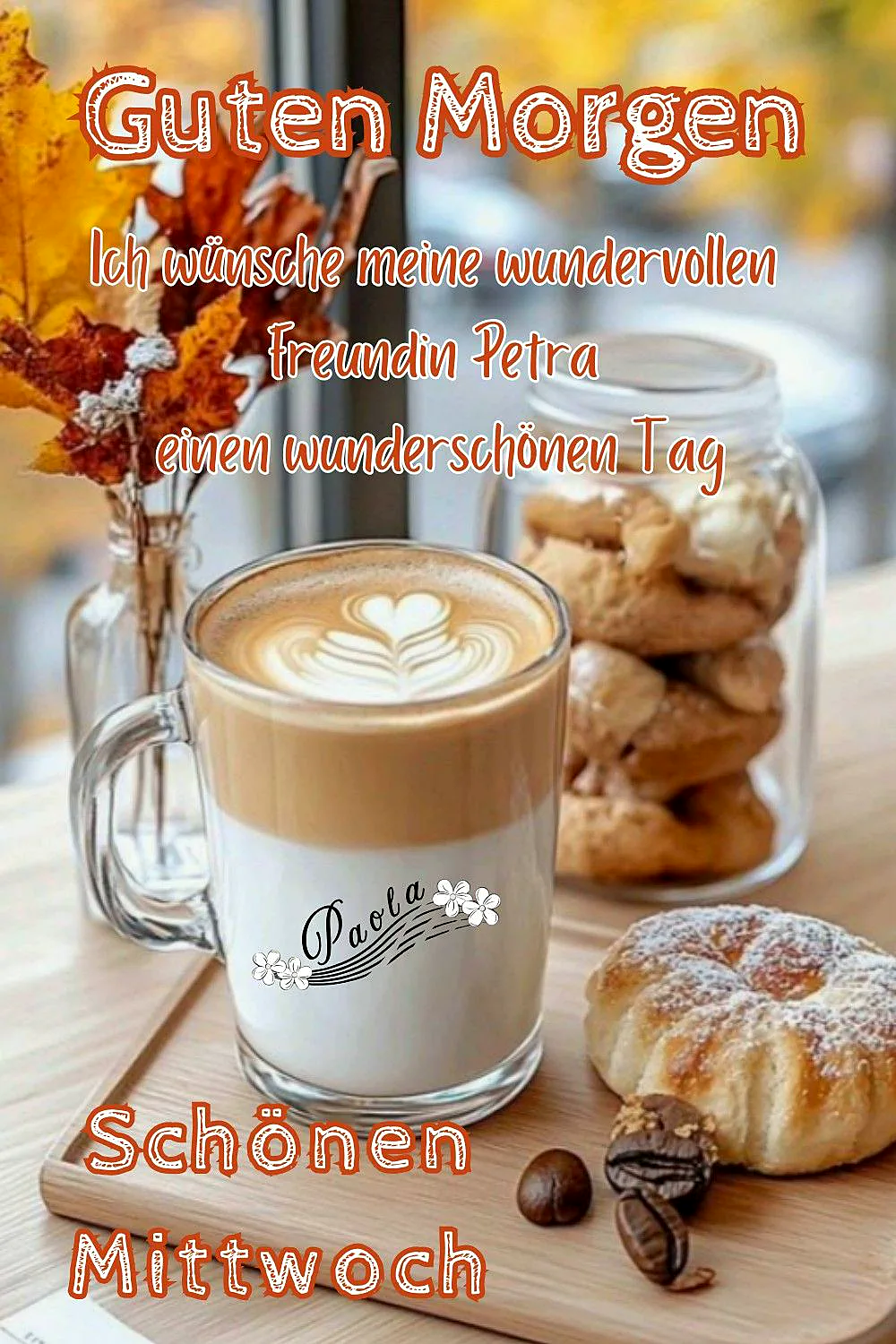 Schönen Mittwoch - Halbzeit-Motivation mit Kaffee und Liebe
