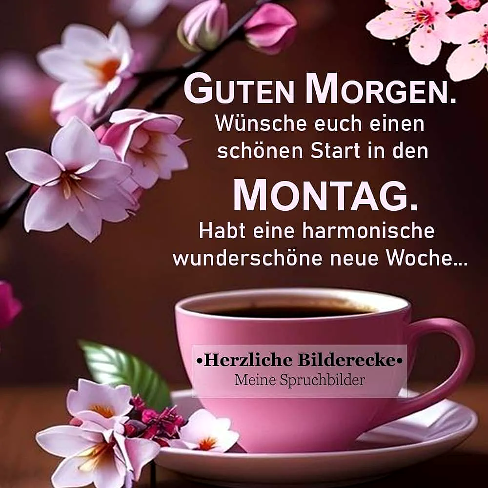 Schönen Montag Bilder - Guten Morgen Grüße für einen perfekten Start