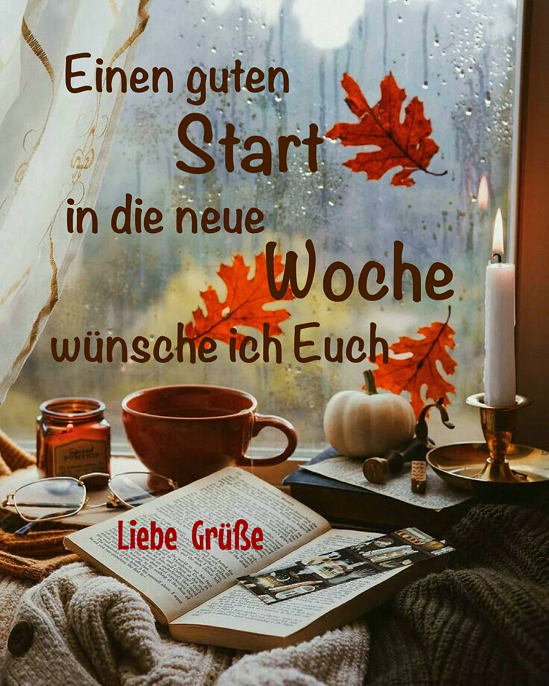 Schönen Montag! Einen guten Start in die neue Woche