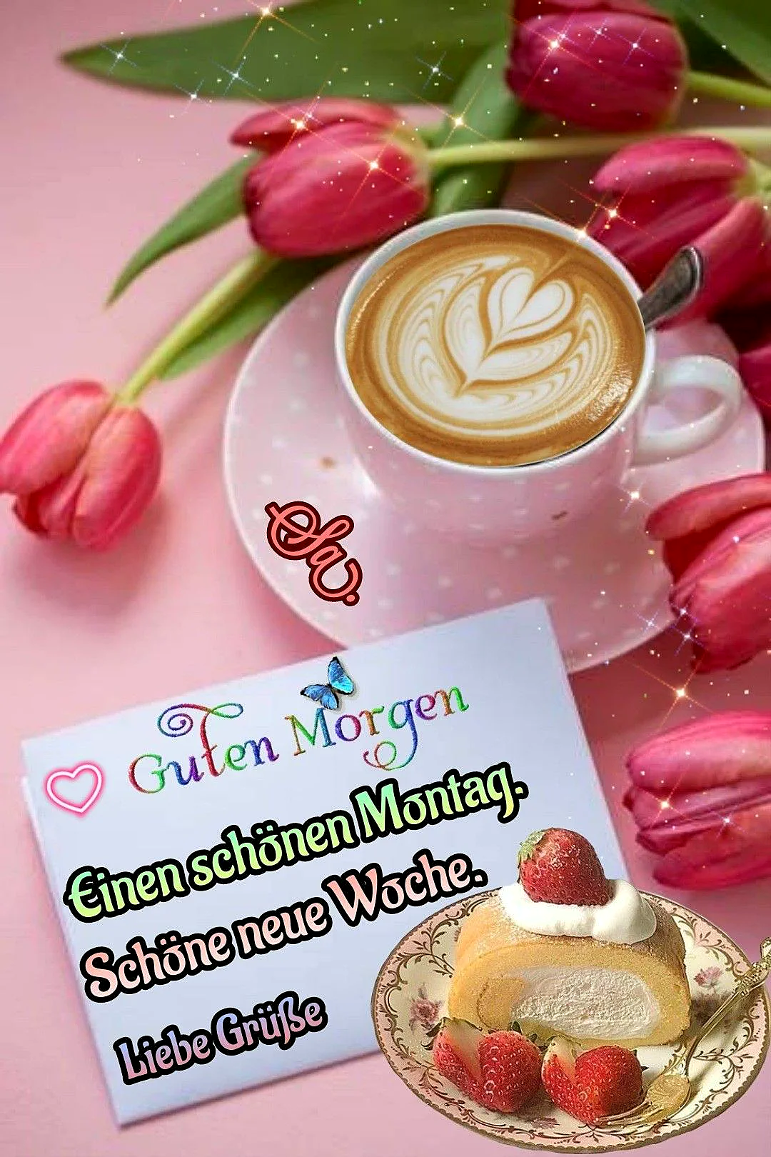 Schönen Montag! Guten Morgen Grüße & Kaffee