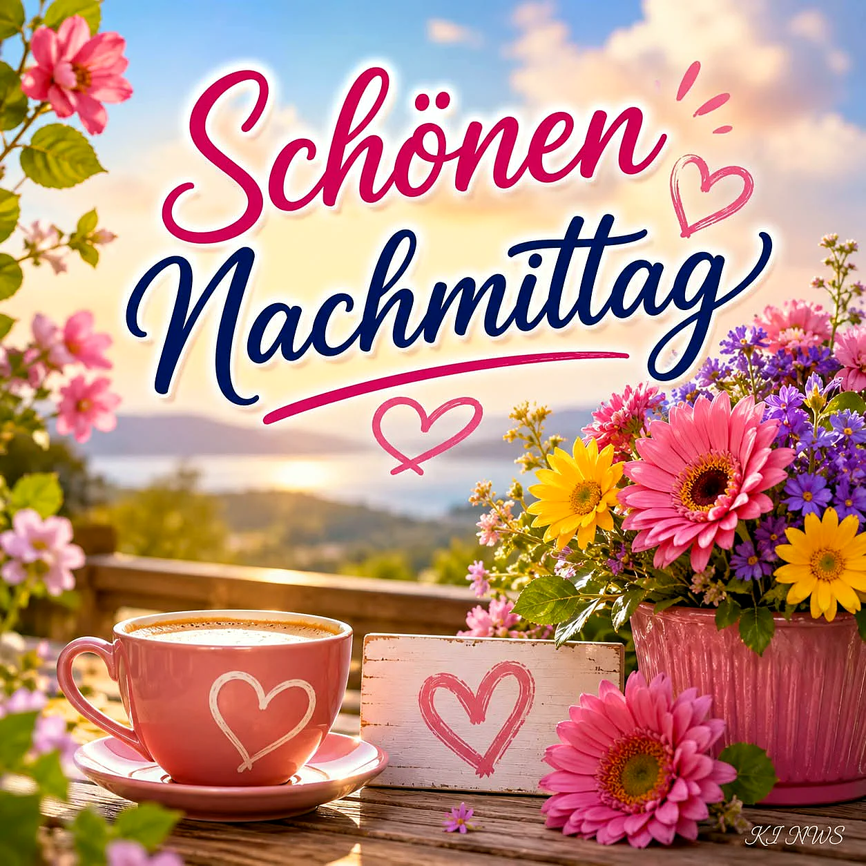 Schönen Nachmittag - Entspannung und Freude