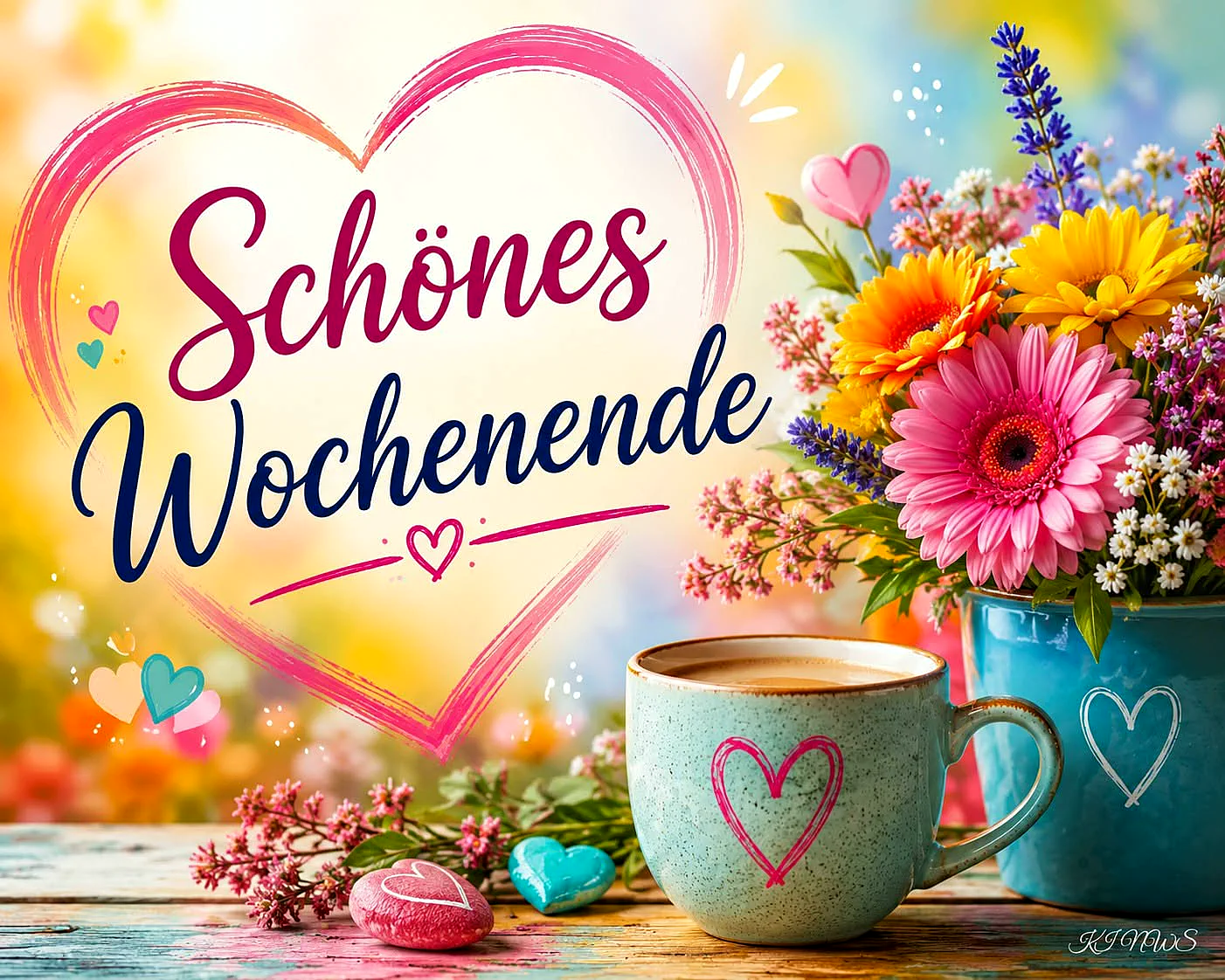 Schönes Wochenende - Entspannung und Freude