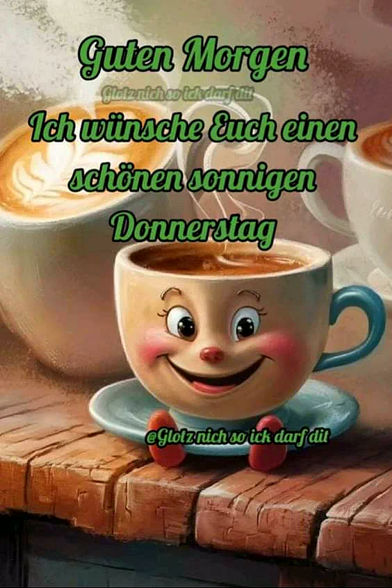 Sonniger Donnerstagswunsch: Guten Morgen!