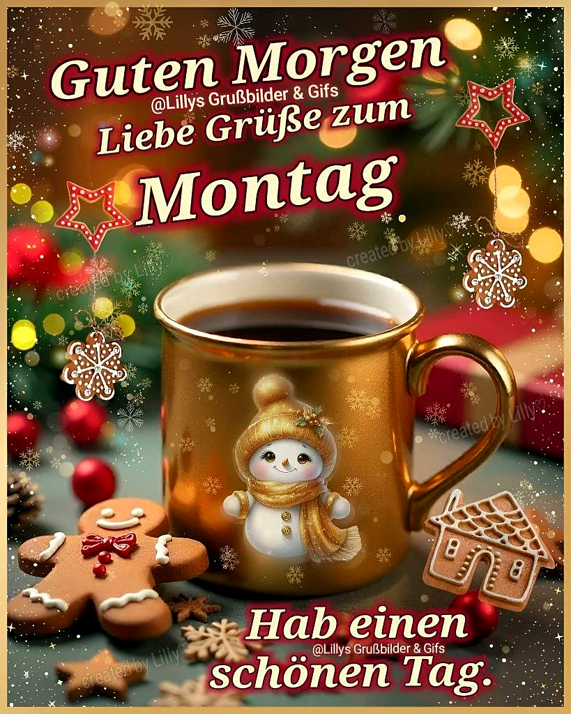 Warmen Montagsgruß: Starte energiegeladen mit Kaffee in die Woche!