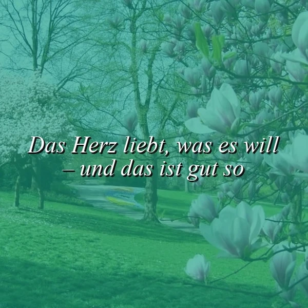 Folge deinem Herzen: Es kennt den Weg – und das ist gut so!