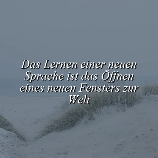 Neue Sprache lernen: Dein Fenster zu einer neuen Welt voller Möglichkeiten!