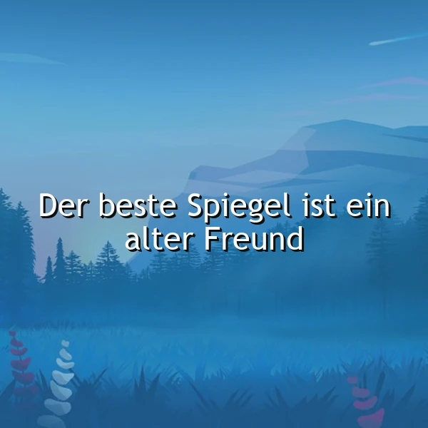 Ein alter Freund: Der ehrlichste Spiegel