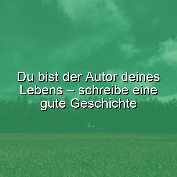 Dein Leben, deine Story: Schreib eine gute Geschichte! ✍️