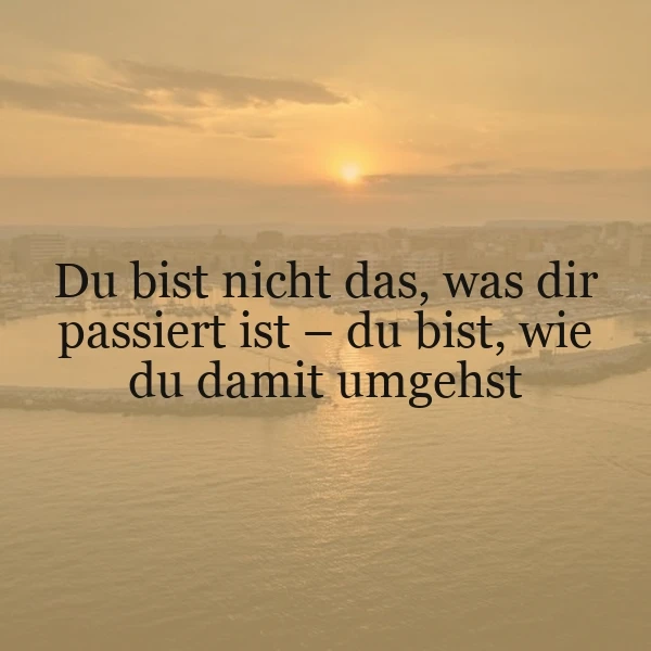 Deine Reaktion zählt: Wie du mit dem Leben umgehst, macht dich aus.