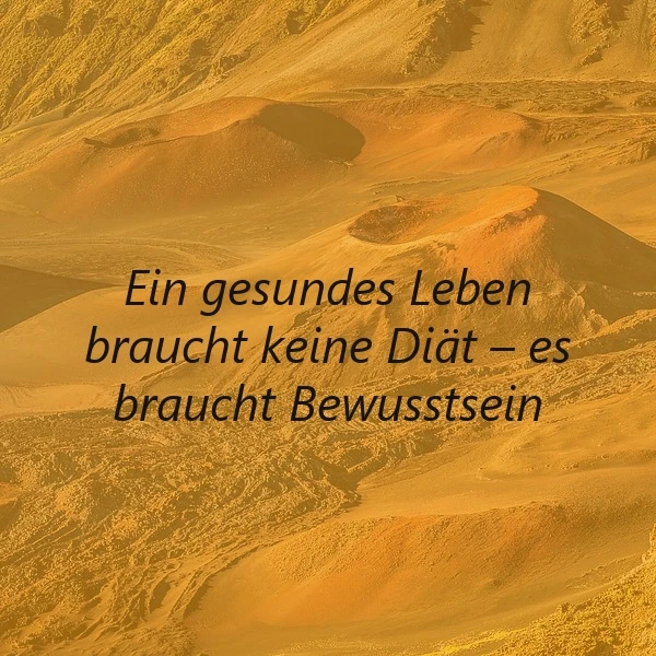 Gesundes Leben durch Bewusstsein