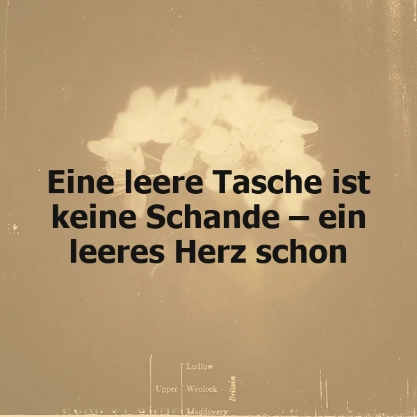 Ein leeres Herz ist die größte Leere