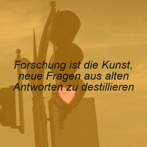 Die Kunst, neue Fragen zu finden - Forschung und Inspiration