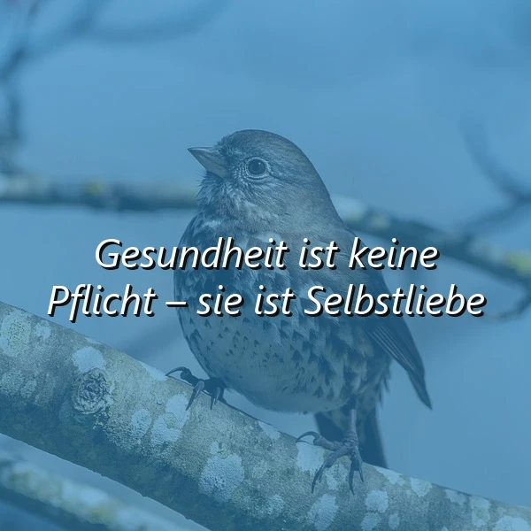 Gesundheit als Selbstliebe: Ein wichtiger Reminder