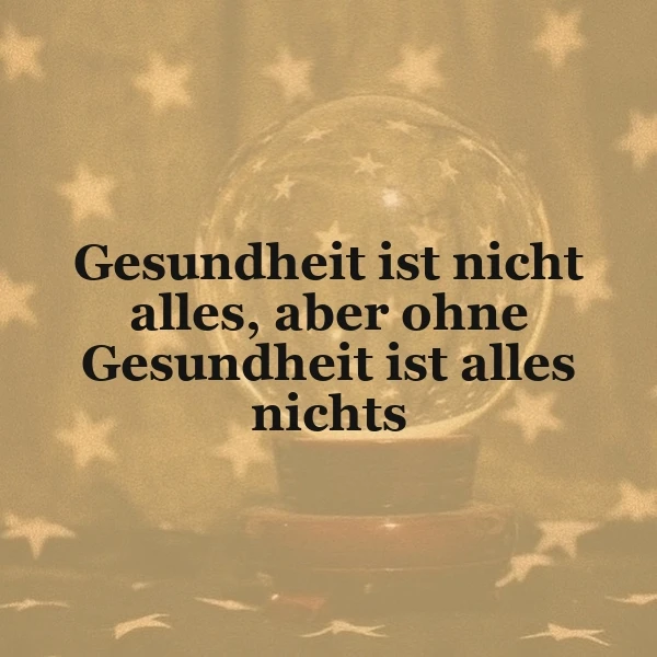 Gesundheit: Das Wichtigste im Leben?
