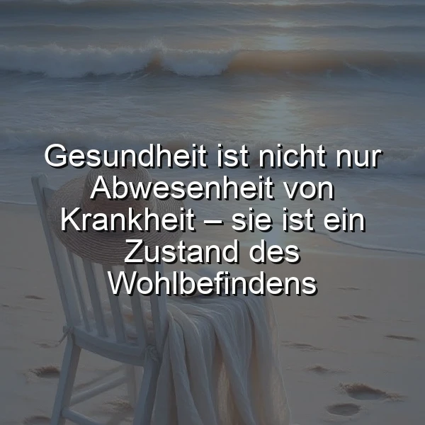 Wohlbefinden geht über Gesundheit hinaus