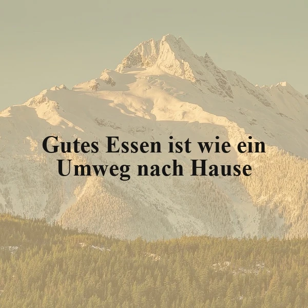 Gutes Essen: Ein Umweg nach Hause – Kulinarische Glücksmomente