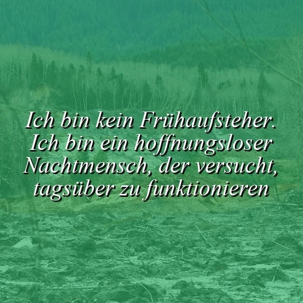 Für alle Nachtmenschen: Ich bin kein Frühaufsteher