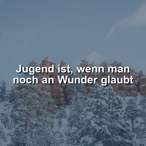 Jugend: Der Glaube an Wunder – Eine Inspiration für die Seele