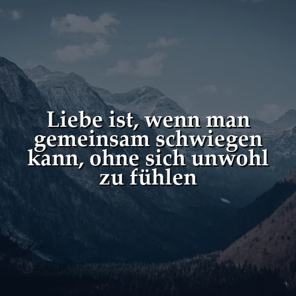 Wenn Stille Bände spricht: Die wahre Tiefe der Liebe finden
