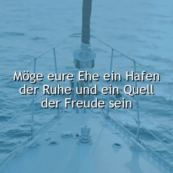 Ein Leben lang Ruhe und Freude in der Ehe finden