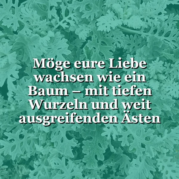 Möge eure Liebe wachsen – ein inspirierendes Zitat über Beständigkeit