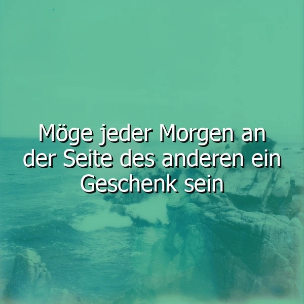 Ein Geschenk jeden Morgen - Zitate und Sprüche für eine schöne Beziehung