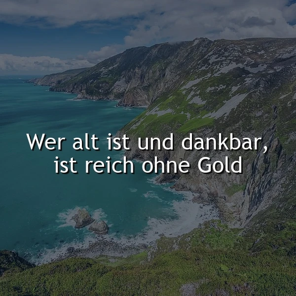 Reich ohne Gold: Dankbarkeit macht alt und glücklich