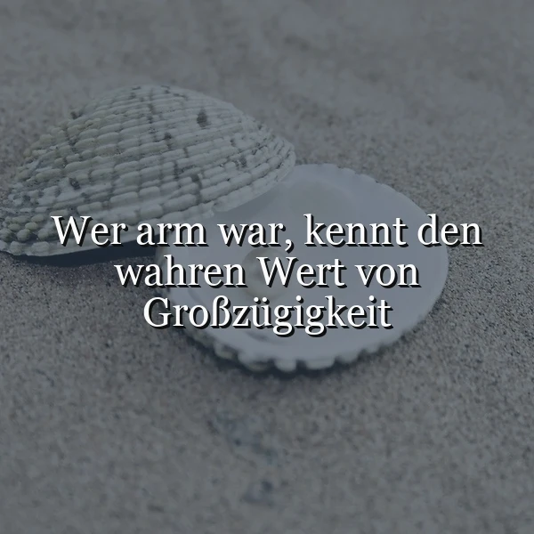 Der wahre Wert von Großzügigkeit