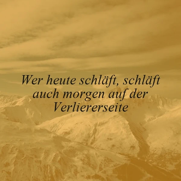 Morgen ist auch heute - Wach auf und übernimm die Führung