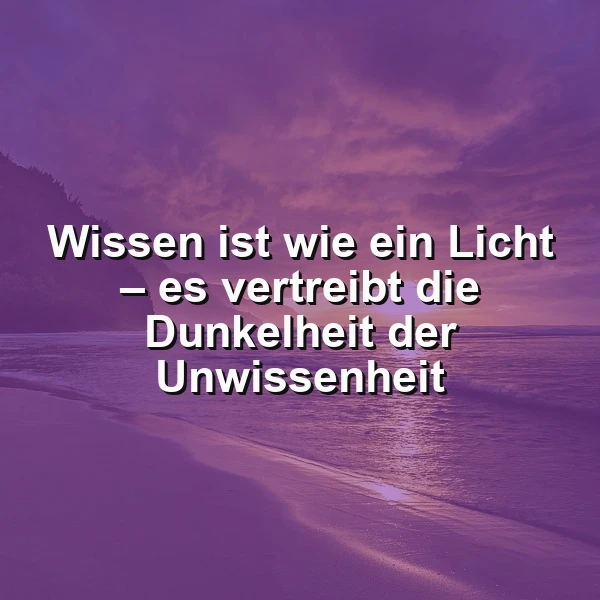 Ein leuchtender Pfad: Wissen vertreibt die Schatten der Unwissenheit