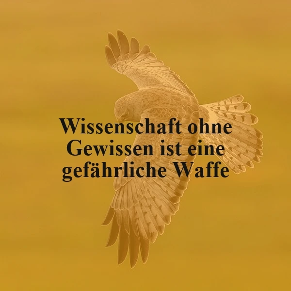 Achtung: Wissenschaft ohne Gewissen? Da wird's gefährlich, Kumpel!
