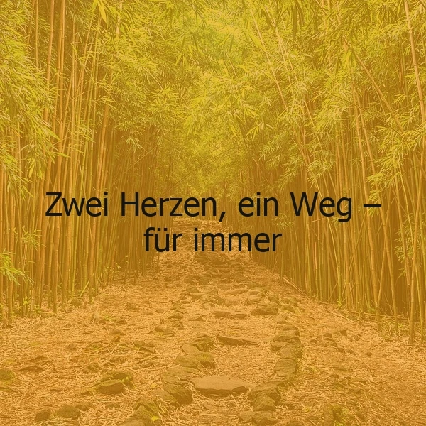 Zwei Herzen, ein Weg - für immer: Ein Symbol ewiger Liebe