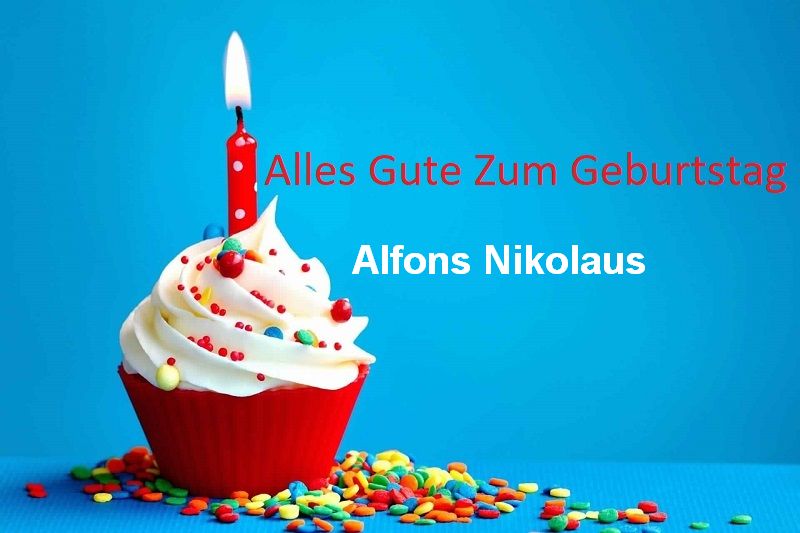Bild von Alles Gute Zum Geburtstag Alfons Nikolaus bilder