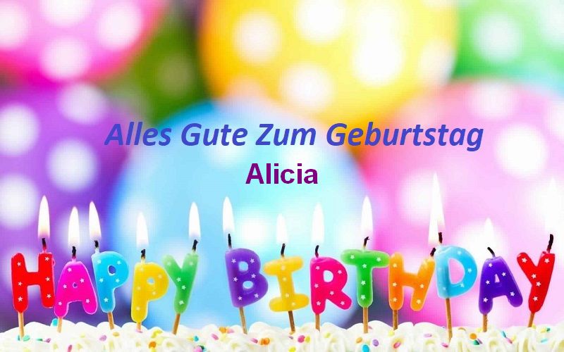 Bild von Alles Gute Zum Geburtstag Alicia bilder