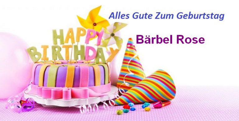 Alles Gute Zum Geburtstag Bärbel Rose bilder