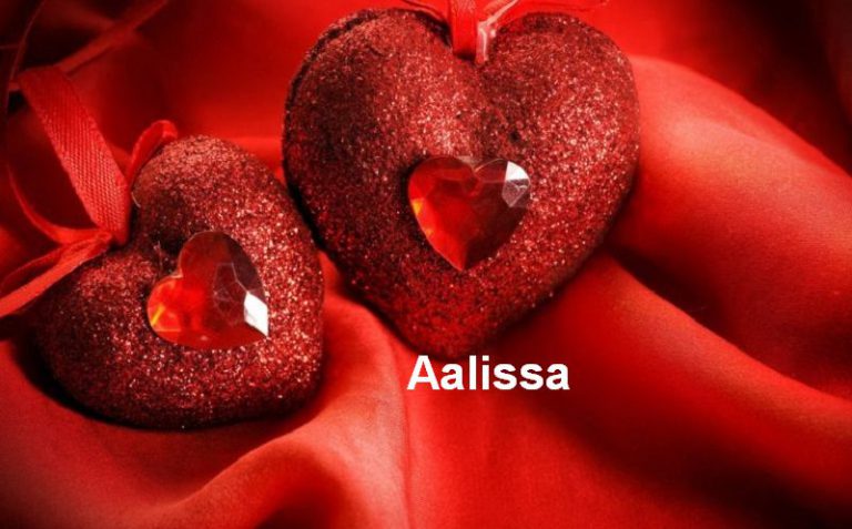 Bilder mit namen Aalissa