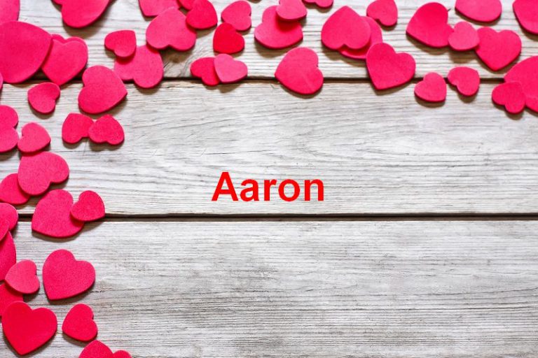 Bilder mit namen Aaron
