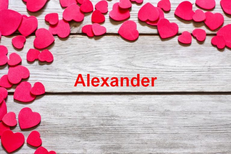 Bilder mit namen Alexander