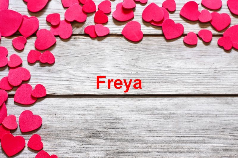 Bilder mit namen Freya