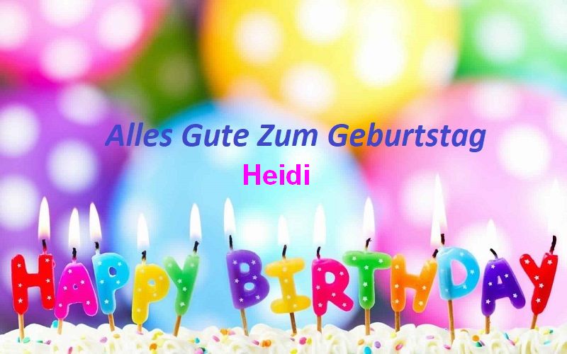 Bild von Geburtstagswünsche für Heidi