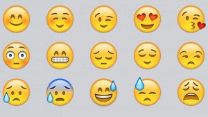 Smileys Emojis und Emoticons Gesichter und Emotionen bedeutung 300x169 - Email kürzel