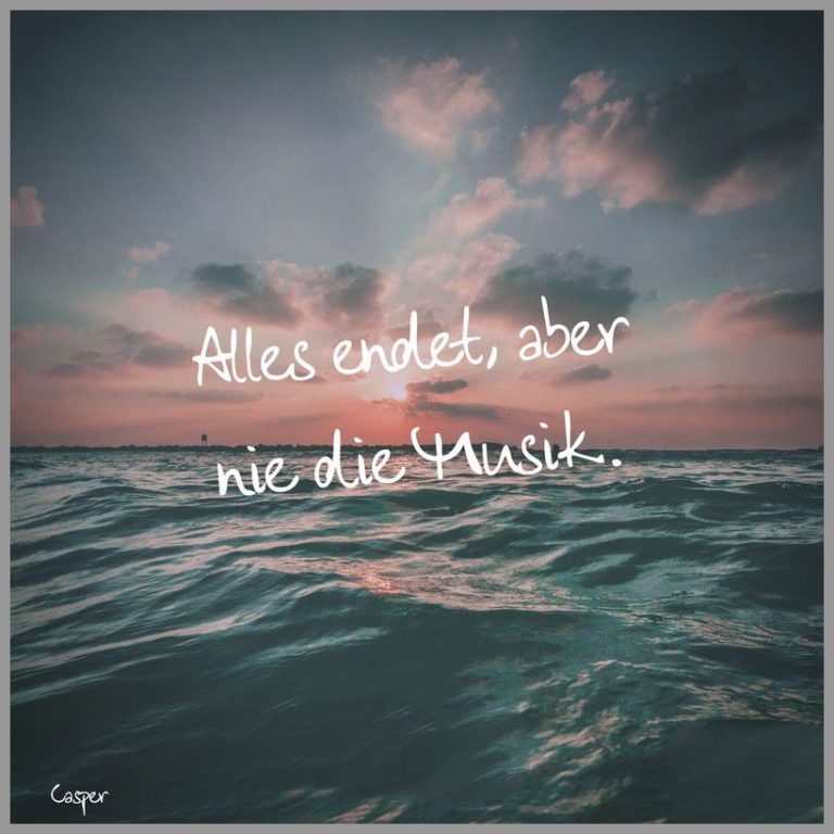 Alles endet aber nie die musik